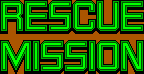 Title screen for the Master System game Rescue Mission.