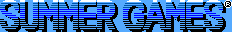 Title screen for the Master System game Summer Games.