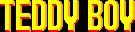 Title screen for the Master System game Teddy Boy.