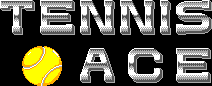Title screen for the Master System game Tennis Ace.