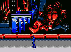 Map of Stage 2 Area 3 for the NES game Batman Returns.
