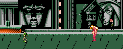 Map of Stage 3 Area 3 for the NES game Batman Returns.