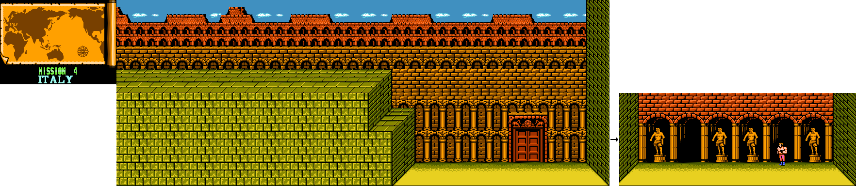 Double Dragon III: The Sacred Stones Maps