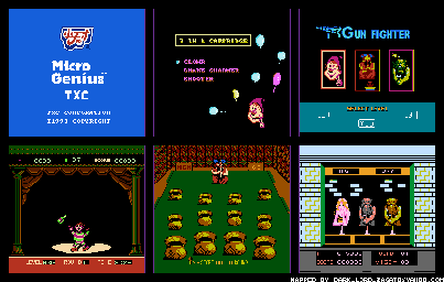 Thumbnail for a map of Screens for the NES game 3 In 1 Supergun.