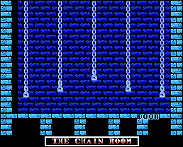 Thumbnail for a map of The Chain Room for the NES game The Addams Family.