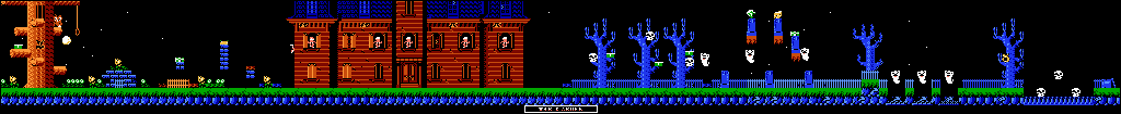 Thumbnail for a map of The Garden for the NES game The Addams Family.