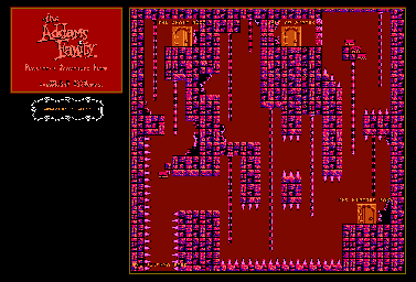 Thumbnail for a map of Amazing Chains for the NES game The Addams Family: Pugsley's Scavenger Hunt.