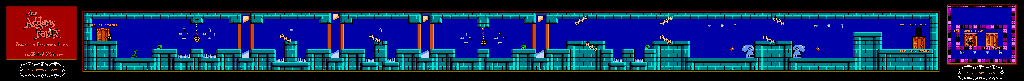 Thumbnail for a map of The Games Room & The Toy Box for the NES game The Addams Family: Pugsley's Scavenger Hunt.