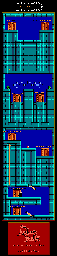 Thumbnail for a map of The Toy Tower for the NES game The Addams Family: Pugsley's Scavenger Hunt.