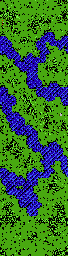 Thumbnail for a map of Mission 1 for the NES game Advanced Dungeons & Dragons: Dragon Strike.