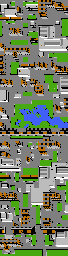 Thumbnail for a map of Mission 10 for the NES game Advanced Dungeons & Dragons: Dragon Strike.