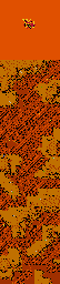 Thumbnail for a map of Mission 12 for the NES game Advanced Dungeons & Dragons: Dragon Strike.