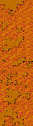 Thumbnail for a map of Mission 7 for the NES game Advanced Dungeons & Dragons: Dragon Strike.