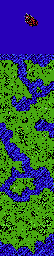 Thumbnail for a map of Mission 9 for the NES game Advanced Dungeons & Dragons: Dragon Strike.