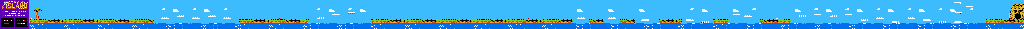 Thumbnail for a map of Area 2 Round 1 (Unmarked) for the NES game Adventure Island.
