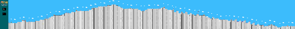 Thumbnail for a map of Area 8 Round 1 for the NES game Adventure Island.