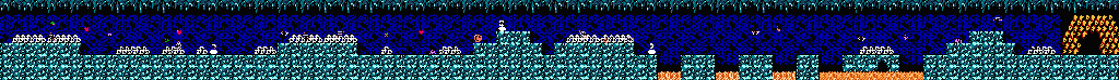 Thumbnail for a map of Area 1-2: Bottomless Pit for the NES game Adventure Island III.