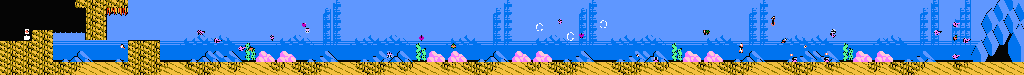 Thumbnail for a map of Area 1-4: In The Abyss for the NES game Adventure Island III.