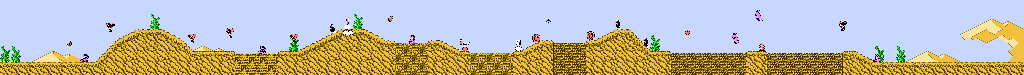 Thumbnail for a map of Area 1-6: The Desolation for the NES game Adventure Island III.