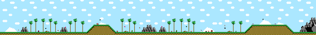 Thumbnail for a map of Area 2-2: Coastal Clash for the NES game Adventure Island III.