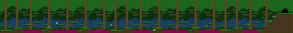 Thumbnail for a map of Area 2-6: Lost Woods for the NES game Adventure Island III.