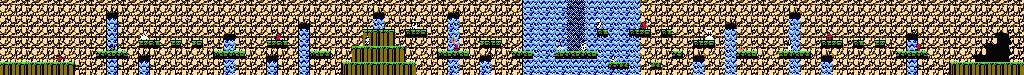 Thumbnail for a map of Area 3-3: Perilous Plunge for the NES game Adventure Island III.