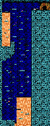 Thumbnail for a map of Area 3-6: Bottomless Pit for the NES game Adventure Island III.