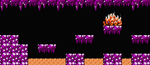 Thumbnail for a map of Area 3-Boss: Salamander for the NES game Adventure Island III.