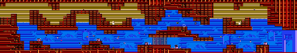Thumbnail for a map of Area 4-6: Shipwreck Salvage for the NES game Adventure Island III.