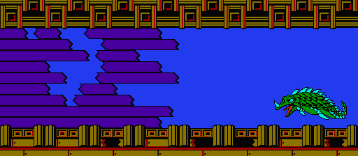 Thumbnail for a map of Area 4-Boss: Armored Fish for the NES game Adventure Island III.