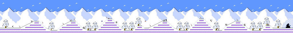 Thumbnail for a map of Area 5-B: Blizzard Peak for the NES game Adventure Island III.