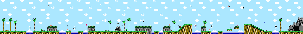 Thumbnail for a map of Area 8-4: Coastal Clash for the NES game Adventure Island III.