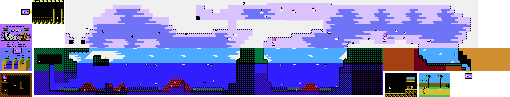 Thumbnail for a map of Area 5A for the NES game Adventure Island IV.