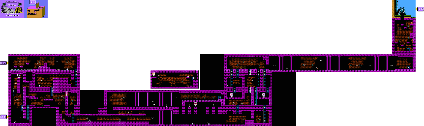 Thumbnail for a map of Area 6A for the NES game Adventure Island IV.
