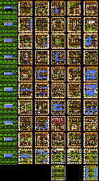 Thumbnail for a map of Rooms for the NES game Adventures Of Lolo 2.