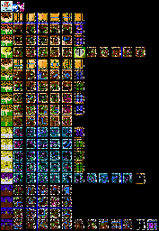 Thumbnail for a map of Rooms for the NES game Adventures Of Lolo III.