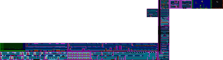 Thumbnail for a map of Telos for the NES game The Adventures Of Rad Gravity.