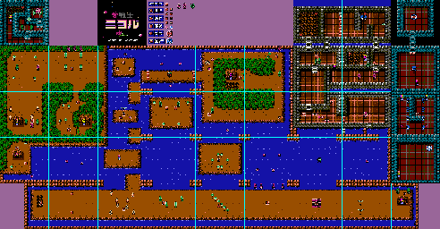 Thumbnail for a map of Stage 05 for the NES game Ai Senshi Nicol.