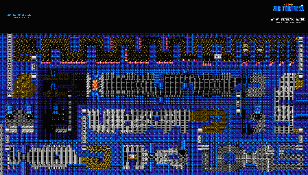 Thumbnail for a map of Phase 2 - 2nd Air Fortress Inside for the NES game Air Fortress.
