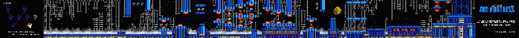 Thumbnail for a map of Phase 2 - 7th Air Fortress Approach for the NES game Air Fortress.