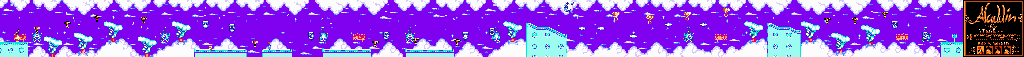 Thumbnail for a map of Stage 4-1 for the NES game Aladdin.