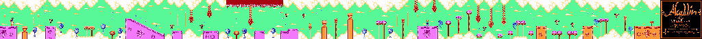 Thumbnail for a map of Stage 4-2 for the NES game Aladdin.