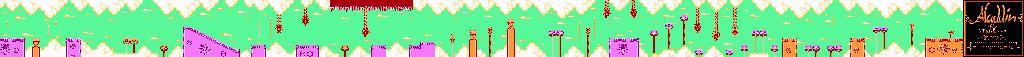 Thumbnail for a map of Stage 4-2 (Unmarked) for the NES game Aladdin.
