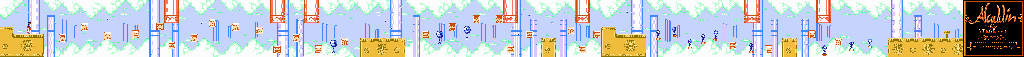 Thumbnail for a map of Stage 4-3 for the NES game Aladdin.