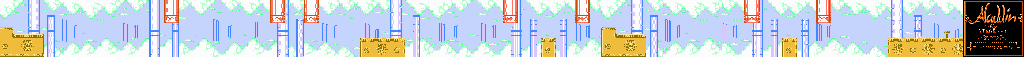 Thumbnail for a map of Stage 4-3 (Unmarked) for the NES game Aladdin.
