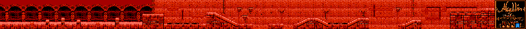 Thumbnail for a map of Stage 6-1 (Unmarked) for the NES game Aladdin.