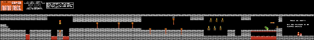 Thumbnail for a map of World 1 1-4 for the NES game All Night Nippon Super Mario Bros..