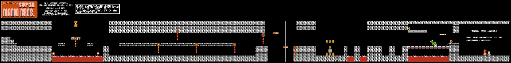 Thumbnail for a map of World 2 2-4 for the NES game All Night Nippon Super Mario Bros..