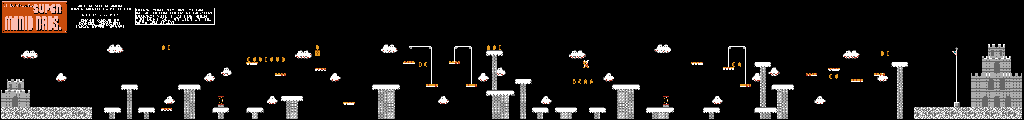 Thumbnail for a map of World 6 6-3 for the NES game All Night Nippon Super Mario Bros..