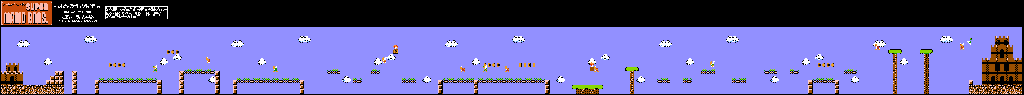 Thumbnail for a map of World 7 7-3 for the NES game All Night Nippon Super Mario Bros..